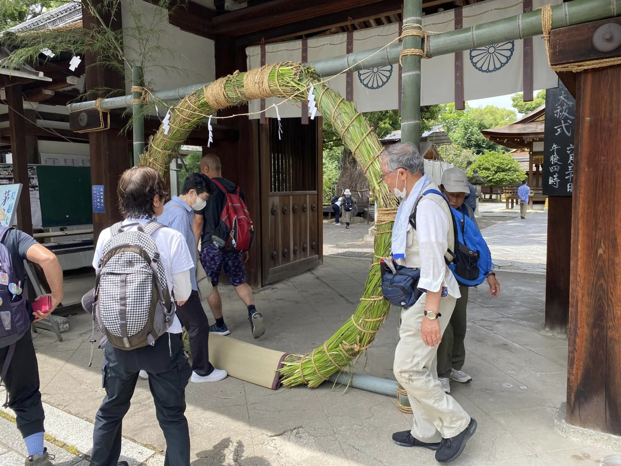 平野神社茅の輪