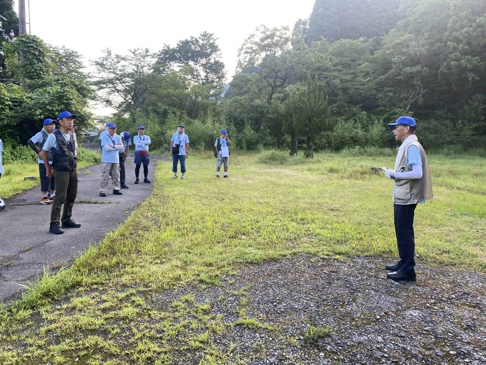 212日目石楠花山荘出発式